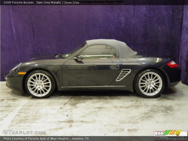 Slate Grey Metallic / Stone Grey 2008 Porsche Boxster