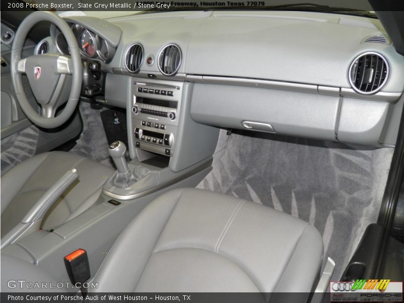 Slate Grey Metallic / Stone Grey 2008 Porsche Boxster
