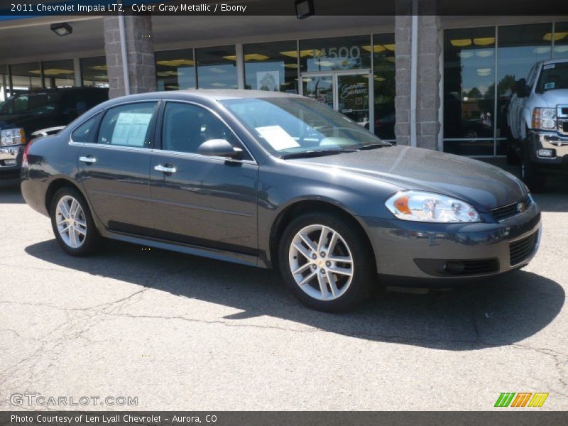 Cyber Gray Metallic / Ebony 2011 Chevrolet Impala LTZ