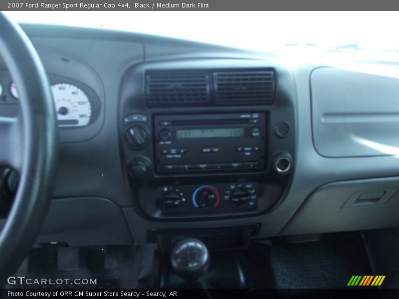 Black / Medium Dark Flint 2007 Ford Ranger Sport Regular Cab 4x4