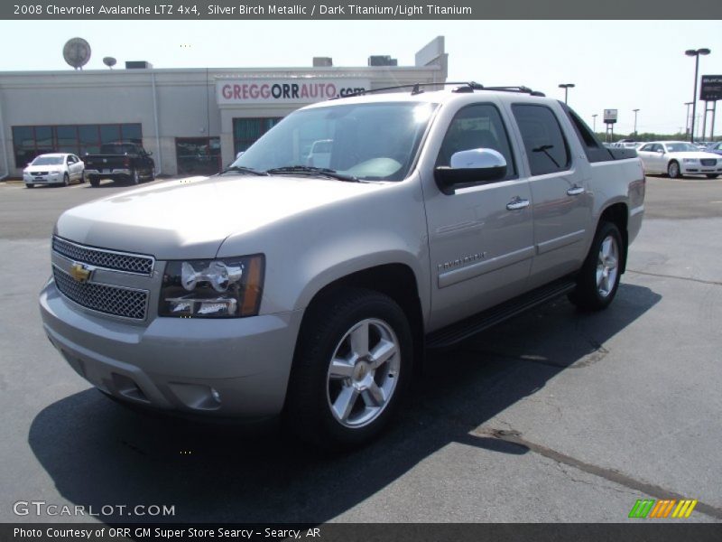 Silver Birch Metallic / Dark Titanium/Light Titanium 2008 Chevrolet Avalanche LTZ 4x4