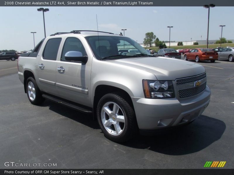 Silver Birch Metallic / Dark Titanium/Light Titanium 2008 Chevrolet Avalanche LTZ 4x4