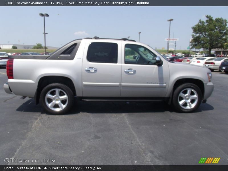 Silver Birch Metallic / Dark Titanium/Light Titanium 2008 Chevrolet Avalanche LTZ 4x4