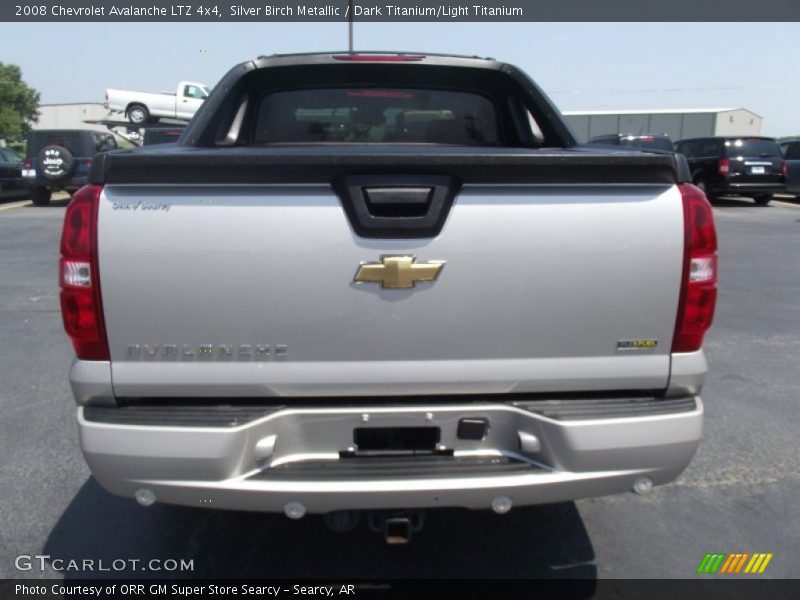 Silver Birch Metallic / Dark Titanium/Light Titanium 2008 Chevrolet Avalanche LTZ 4x4