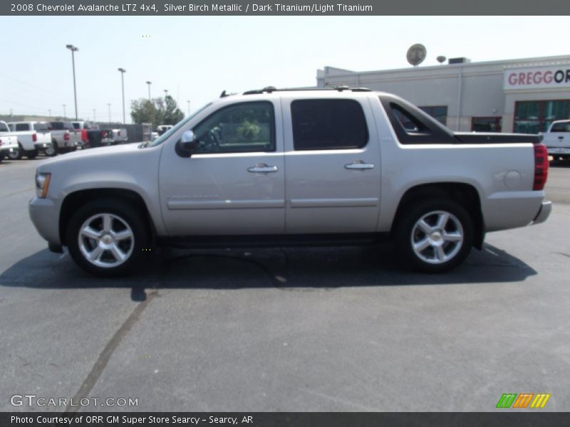 Silver Birch Metallic / Dark Titanium/Light Titanium 2008 Chevrolet Avalanche LTZ 4x4