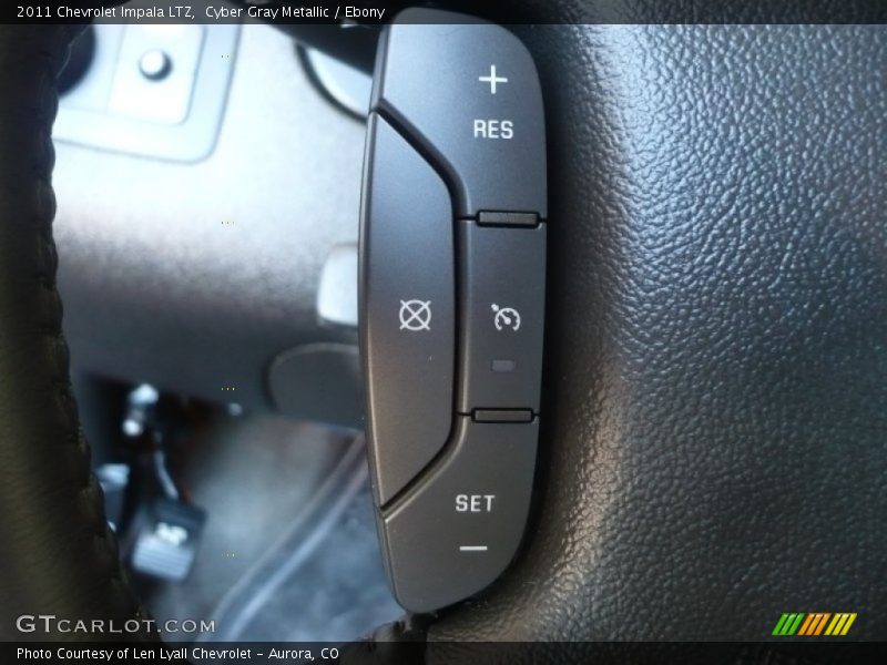 Cyber Gray Metallic / Ebony 2011 Chevrolet Impala LTZ