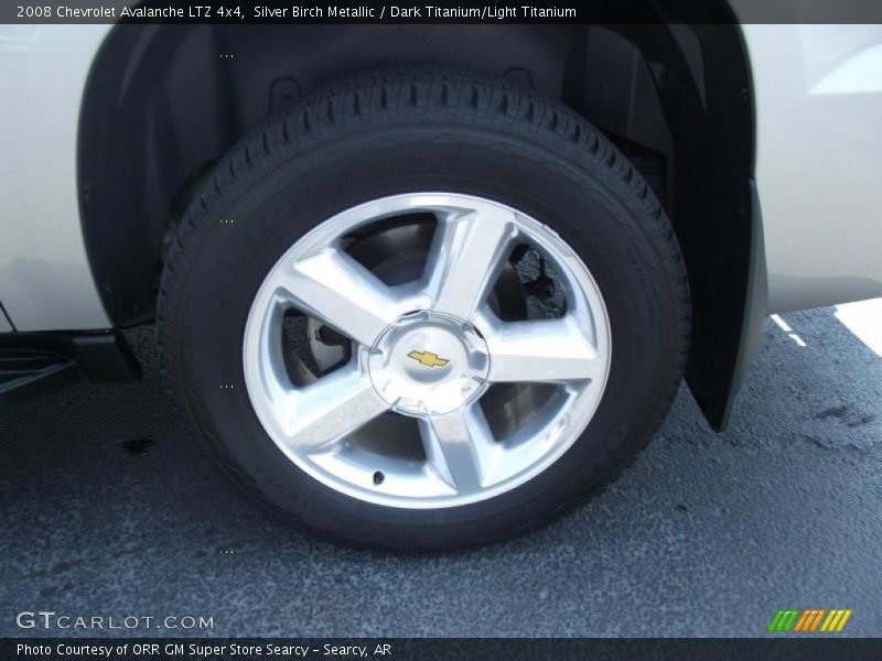 Silver Birch Metallic / Dark Titanium/Light Titanium 2008 Chevrolet Avalanche LTZ 4x4