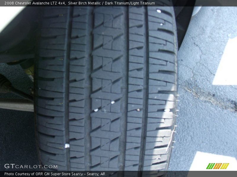 Silver Birch Metallic / Dark Titanium/Light Titanium 2008 Chevrolet Avalanche LTZ 4x4