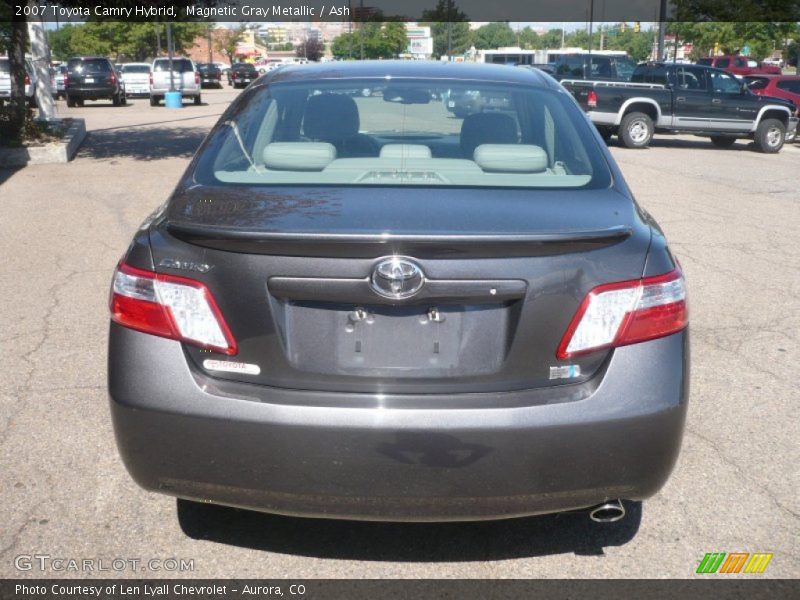 Magnetic Gray Metallic / Ash 2007 Toyota Camry Hybrid