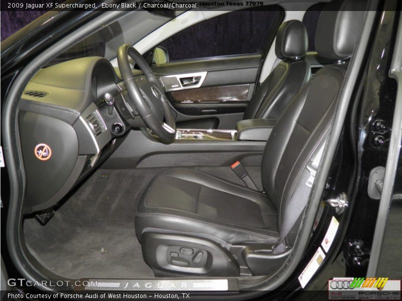 Ebony Black / Charcoal/Charcoal 2009 Jaguar XF Supercharged