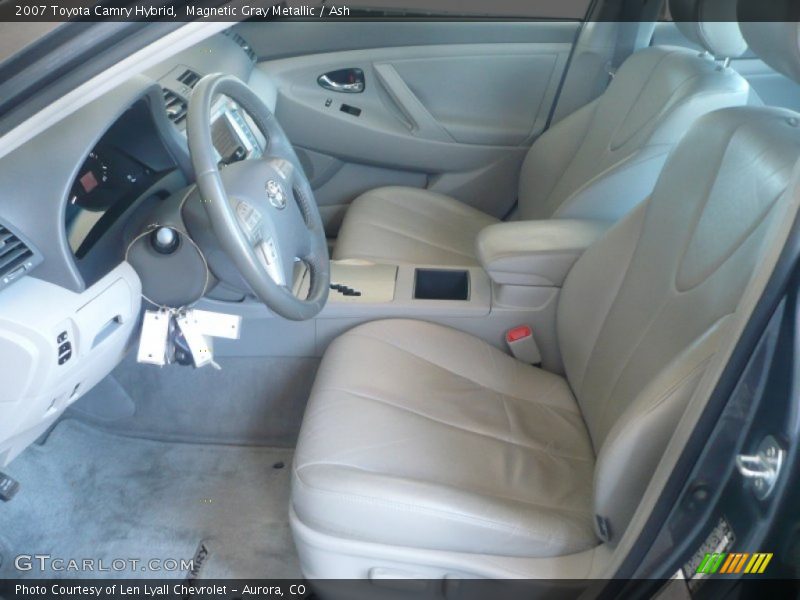 Magnetic Gray Metallic / Ash 2007 Toyota Camry Hybrid