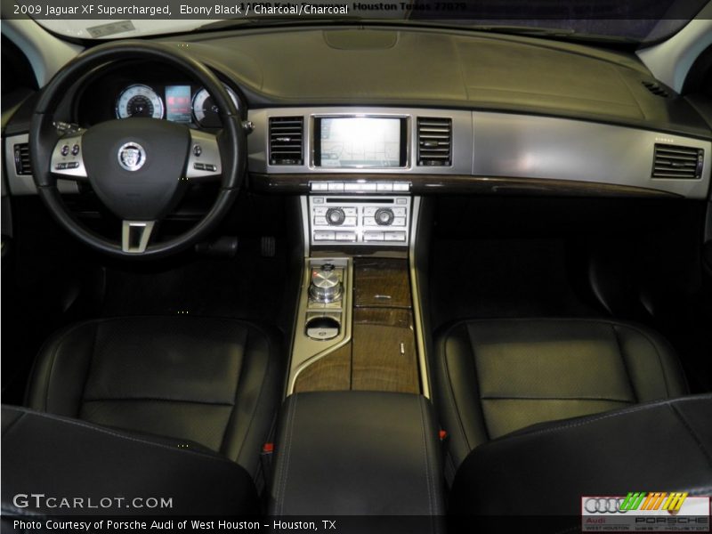 Ebony Black / Charcoal/Charcoal 2009 Jaguar XF Supercharged