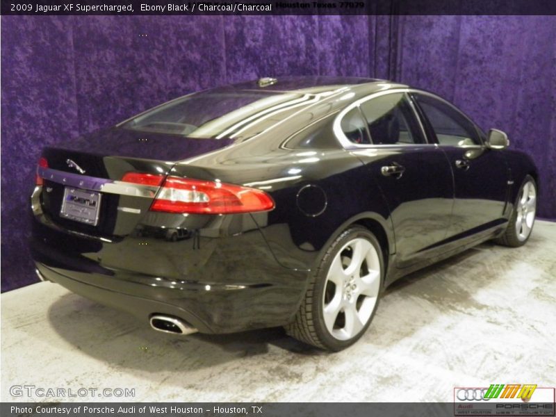 Ebony Black / Charcoal/Charcoal 2009 Jaguar XF Supercharged