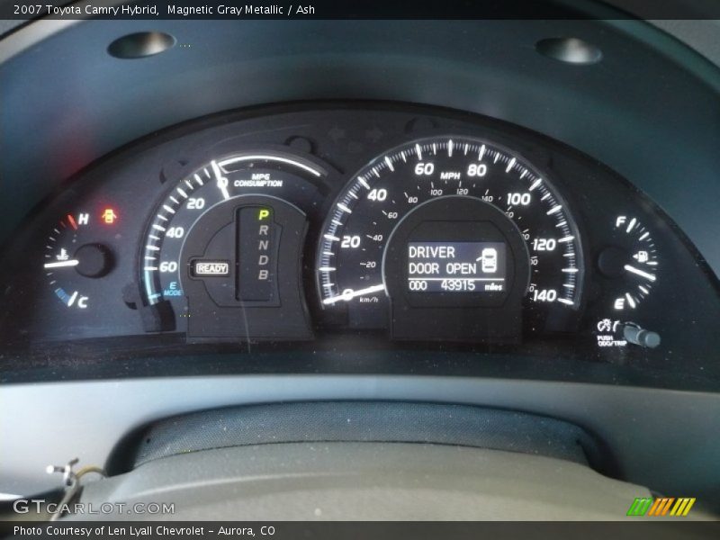 Magnetic Gray Metallic / Ash 2007 Toyota Camry Hybrid