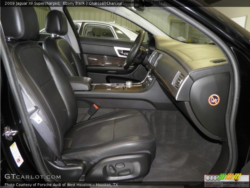Ebony Black / Charcoal/Charcoal 2009 Jaguar XF Supercharged