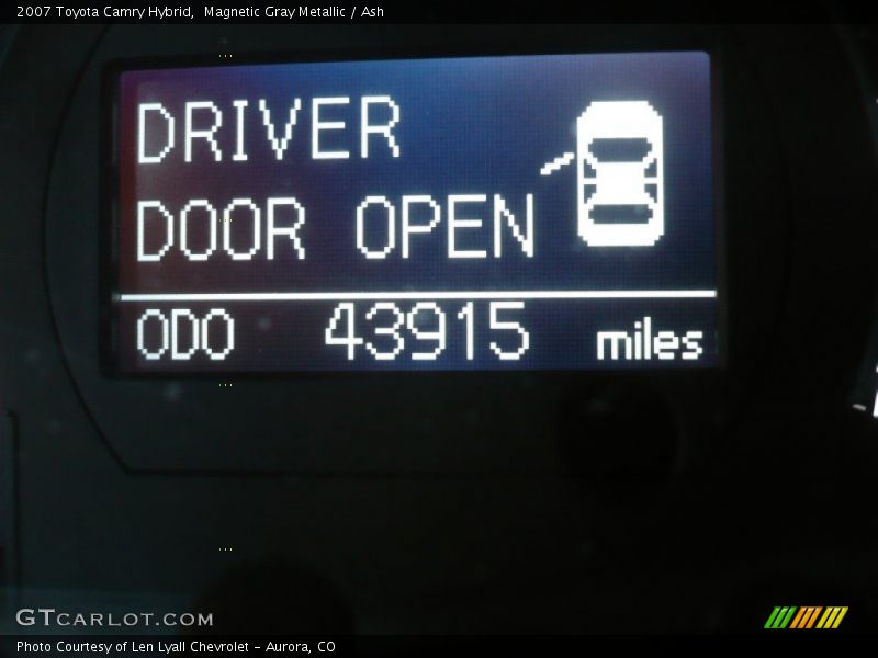 Magnetic Gray Metallic / Ash 2007 Toyota Camry Hybrid