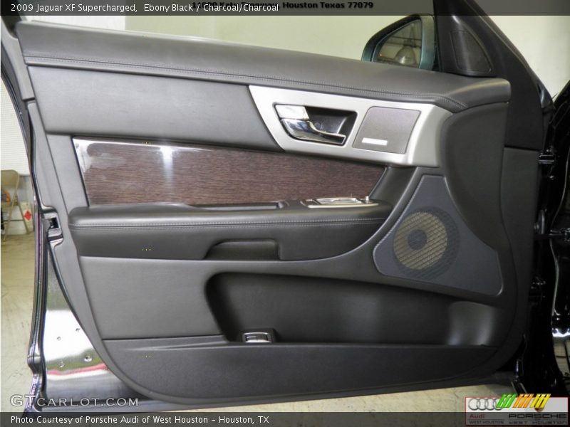 Ebony Black / Charcoal/Charcoal 2009 Jaguar XF Supercharged