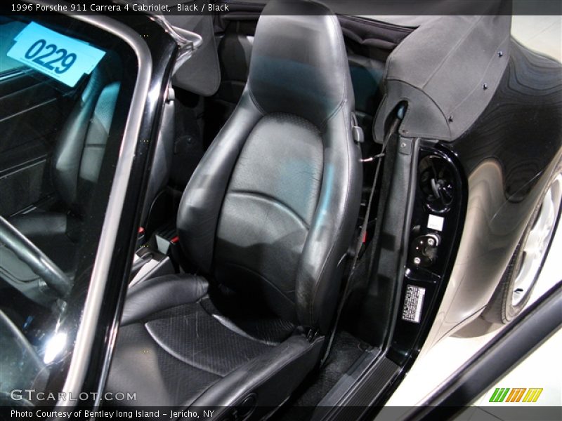 Black / Black 1996 Porsche 911 Carrera 4 Cabriolet