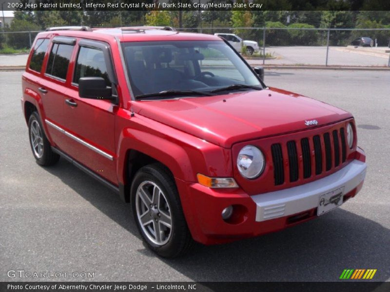 Inferno Red Crystal Pearl / Dark Slate Gray/Medium Slate Gray 2009 Jeep Patriot Limited