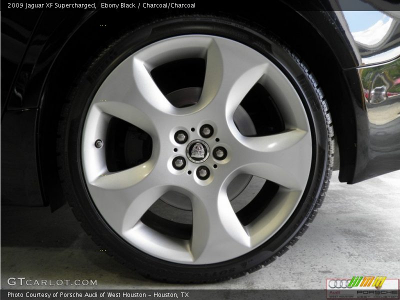 Ebony Black / Charcoal/Charcoal 2009 Jaguar XF Supercharged