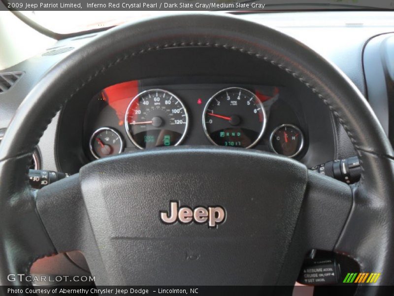 Inferno Red Crystal Pearl / Dark Slate Gray/Medium Slate Gray 2009 Jeep Patriot Limited