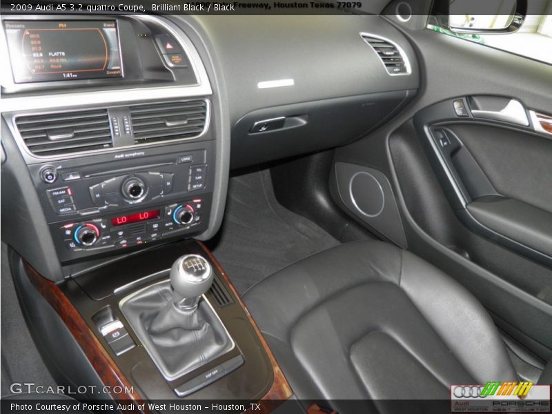 Brilliant Black / Black 2009 Audi A5 3.2 quattro Coupe