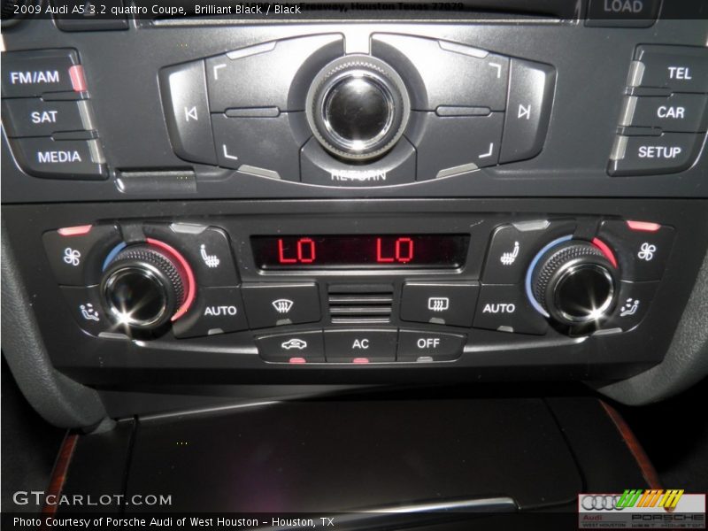 Brilliant Black / Black 2009 Audi A5 3.2 quattro Coupe