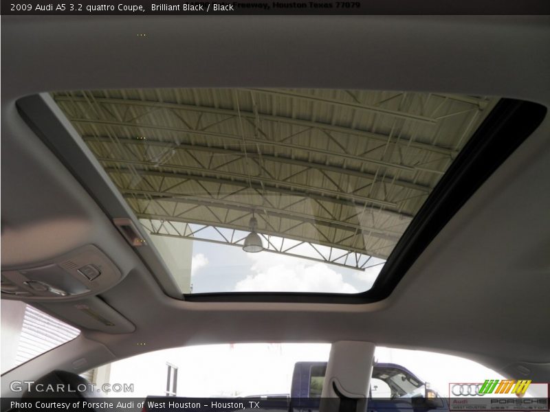 Brilliant Black / Black 2009 Audi A5 3.2 quattro Coupe