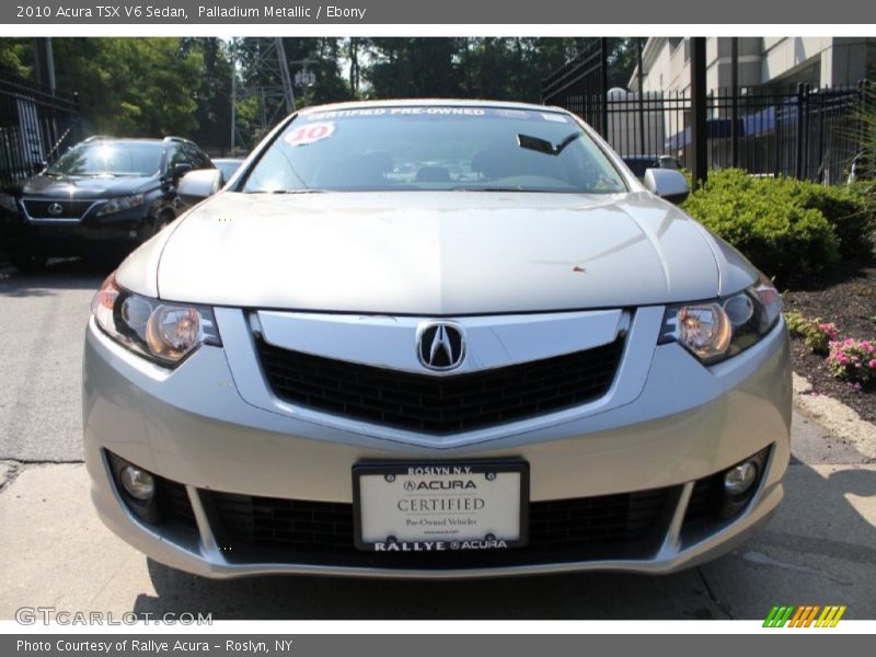 Palladium Metallic / Ebony 2010 Acura TSX V6 Sedan