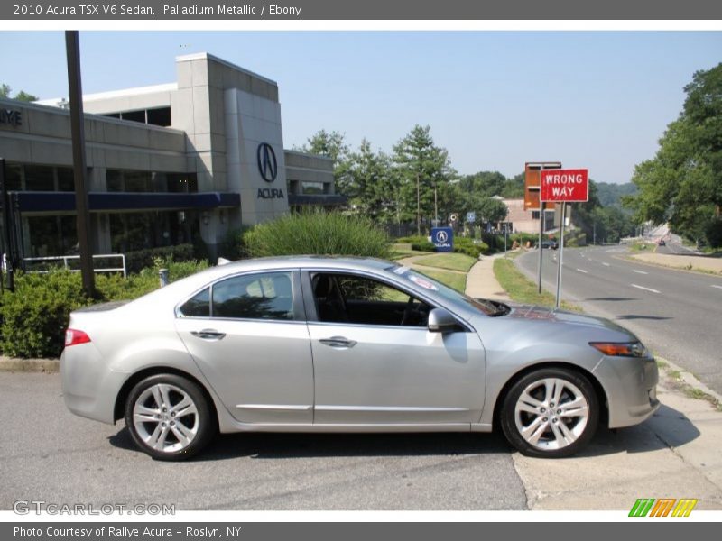 Palladium Metallic / Ebony 2010 Acura TSX V6 Sedan