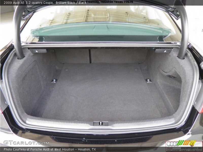 Brilliant Black / Black 2009 Audi A5 3.2 quattro Coupe