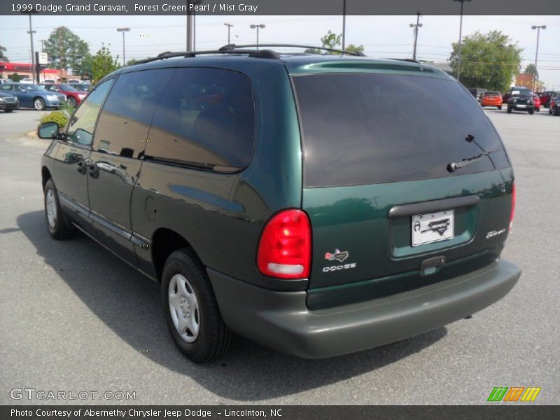 Forest Green Pearl / Mist Gray 1999 Dodge Grand Caravan
