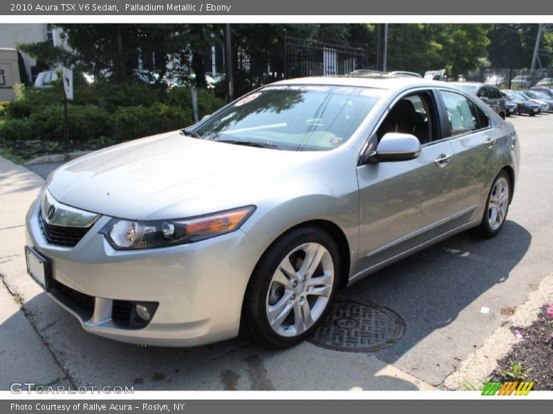 Palladium Metallic / Ebony 2010 Acura TSX V6 Sedan