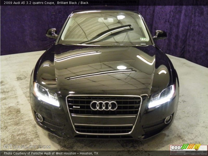 Brilliant Black / Black 2009 Audi A5 3.2 quattro Coupe