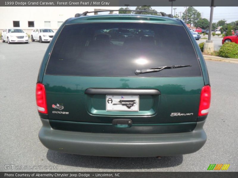 Forest Green Pearl / Mist Gray 1999 Dodge Grand Caravan