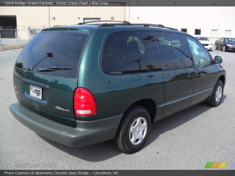 Forest Green Pearl / Mist Gray 1999 Dodge Grand Caravan