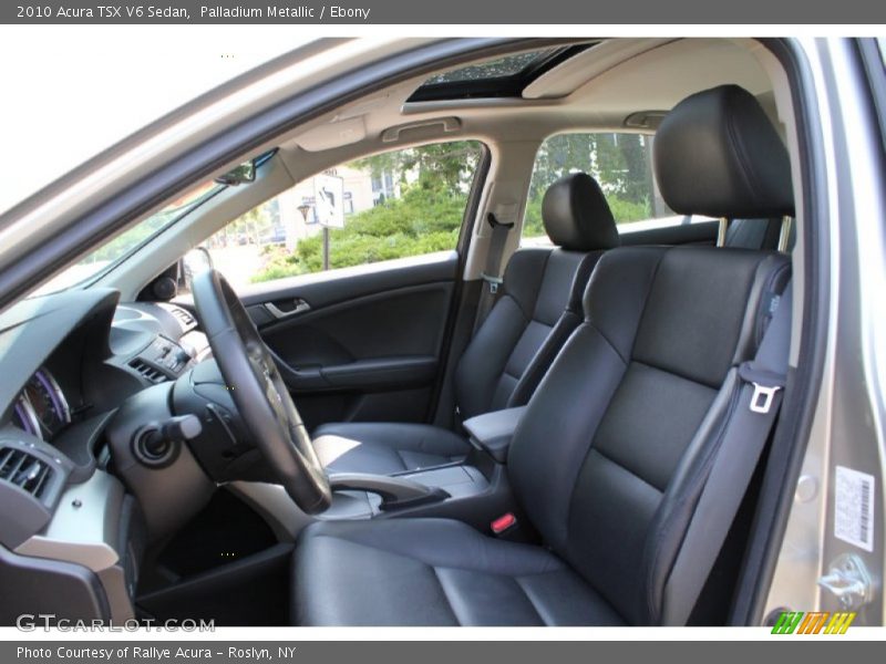  2010 TSX V6 Sedan Ebony Interior