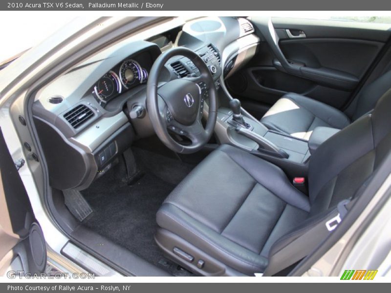  2010 TSX V6 Sedan Ebony Interior