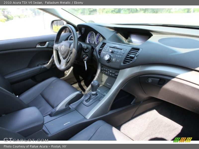 Palladium Metallic / Ebony 2010 Acura TSX V6 Sedan