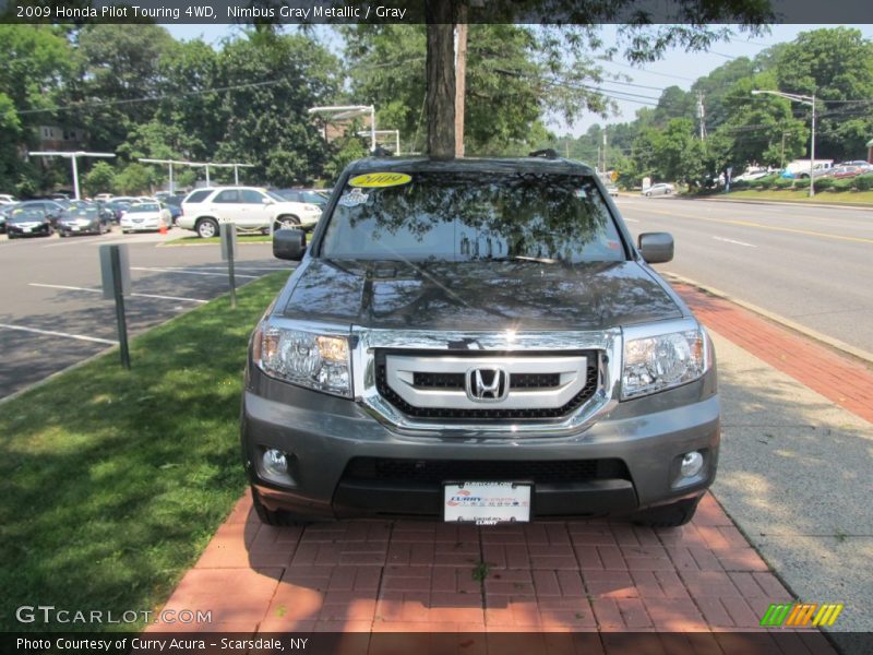 Nimbus Gray Metallic / Gray 2009 Honda Pilot Touring 4WD