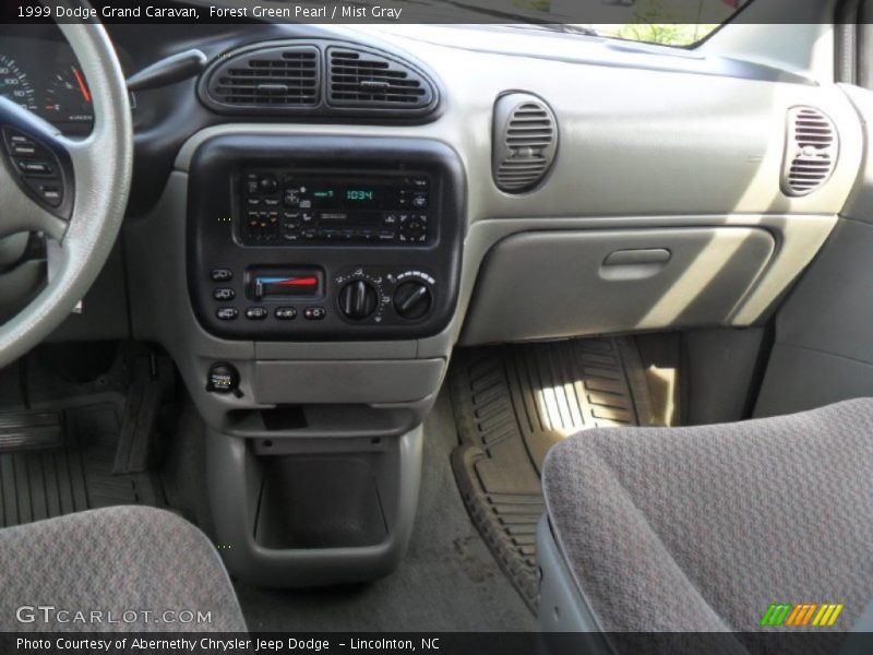 Forest Green Pearl / Mist Gray 1999 Dodge Grand Caravan