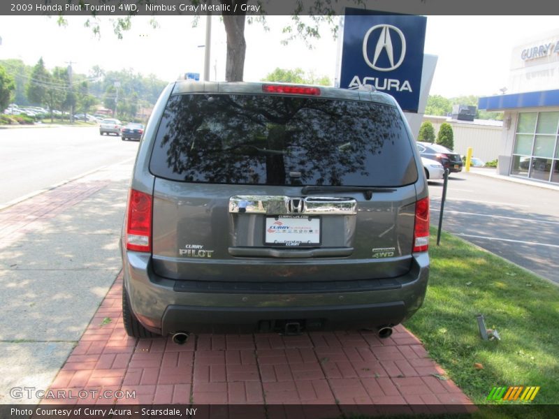 Nimbus Gray Metallic / Gray 2009 Honda Pilot Touring 4WD