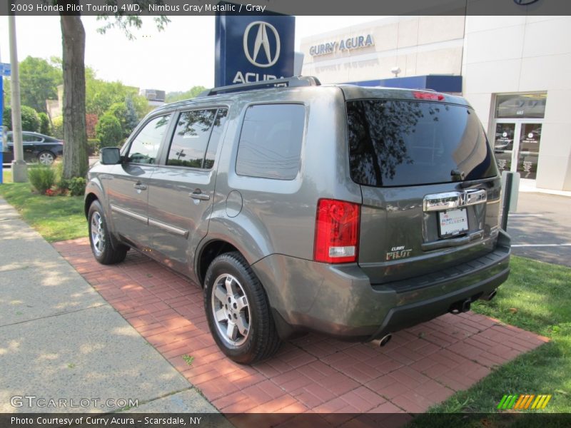 Nimbus Gray Metallic / Gray 2009 Honda Pilot Touring 4WD