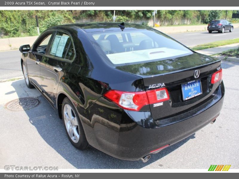 Crystal Black Pearl / Ebony 2009 Acura TSX Sedan