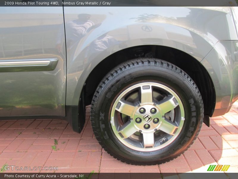 Nimbus Gray Metallic / Gray 2009 Honda Pilot Touring 4WD