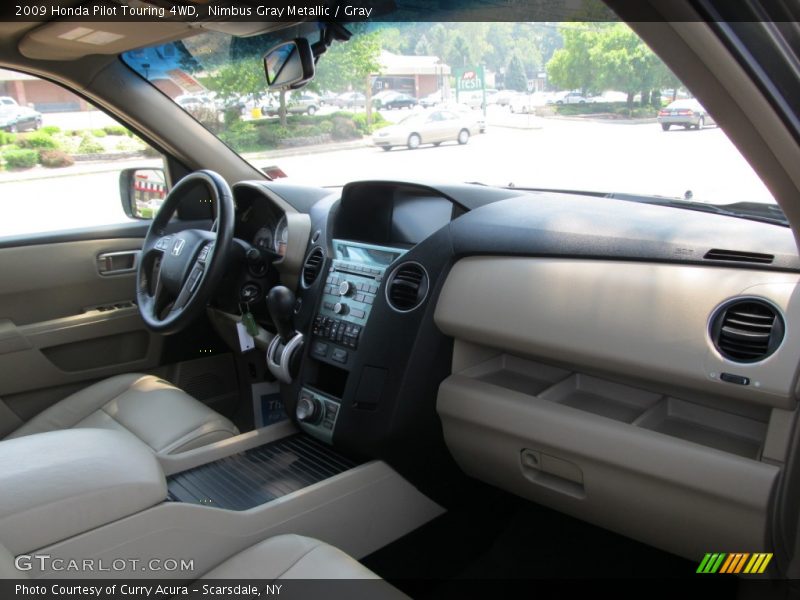 Nimbus Gray Metallic / Gray 2009 Honda Pilot Touring 4WD