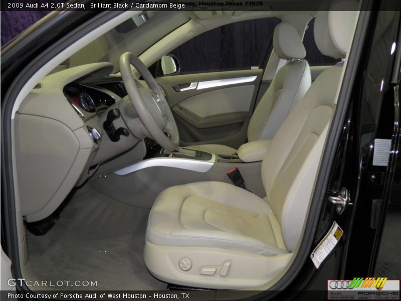 Brilliant Black / Cardamom Beige 2009 Audi A4 2.0T Sedan