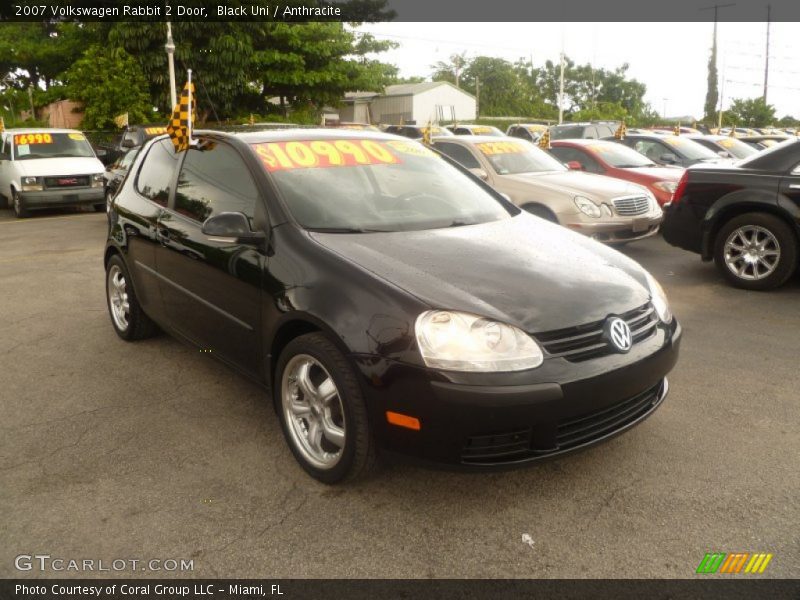Black Uni / Anthracite 2007 Volkswagen Rabbit 2 Door