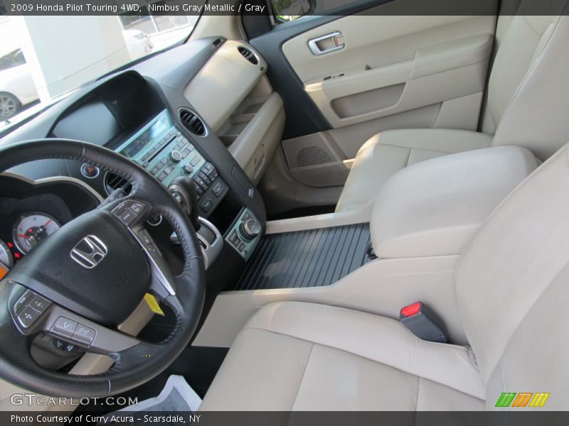 Nimbus Gray Metallic / Gray 2009 Honda Pilot Touring 4WD