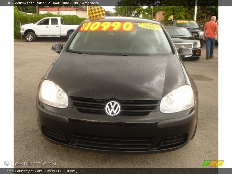 Black Uni / Anthracite 2007 Volkswagen Rabbit 2 Door